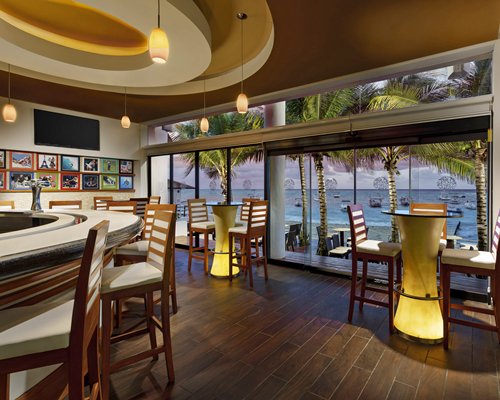 A convenient indoor bar.