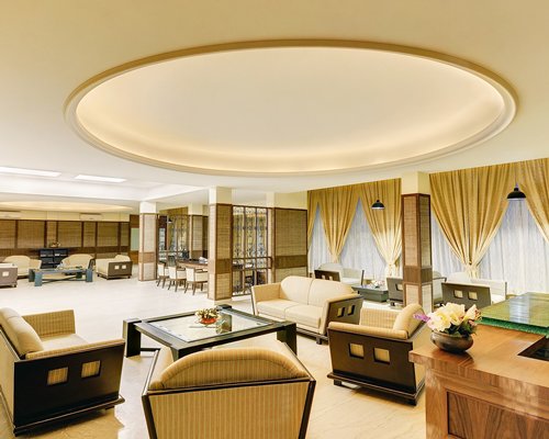 A well furnished indoor lounge area.
