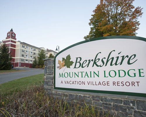 Signboard of Berkshire Mountain Lodge.