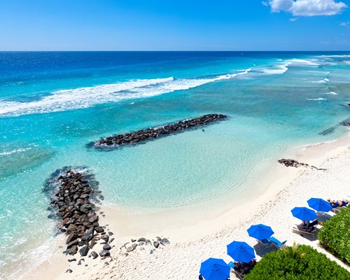Aerial view of the ocean.