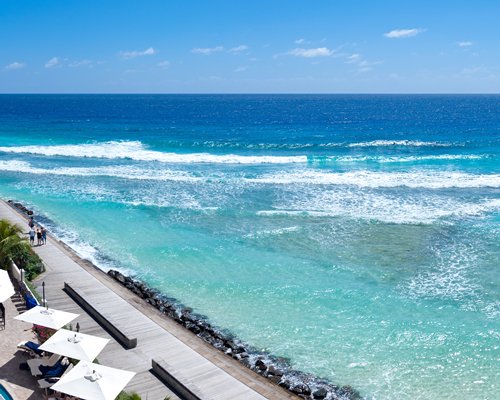 A view of the ocean.