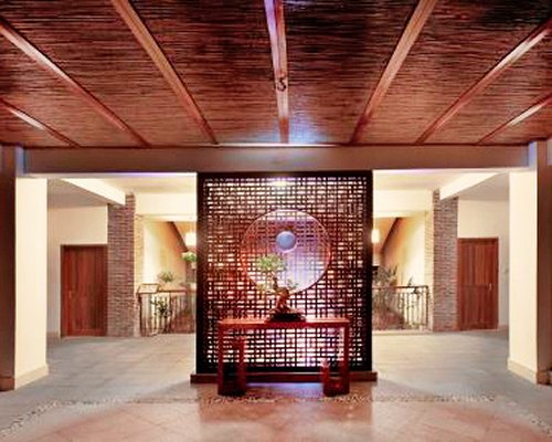 View of the resort lobby.