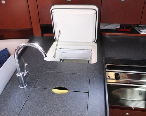 A well equipped kitchen.