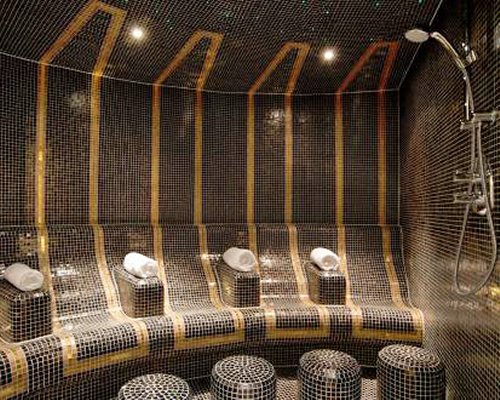 A luxury shower.