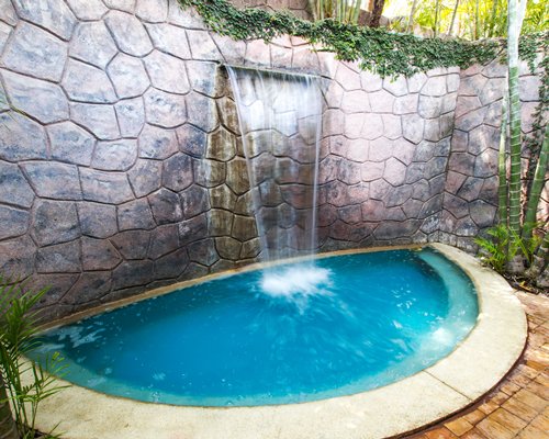 A grotto pool.