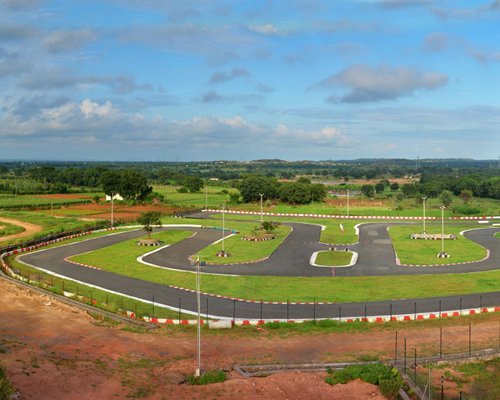 A go kart track.