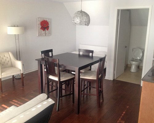 A well furnished fine dining area.