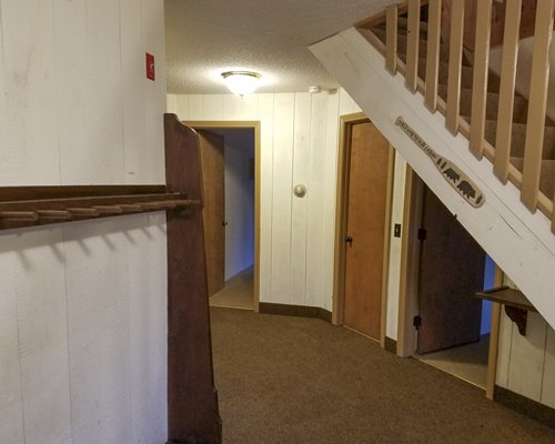 A hallway at the resort.