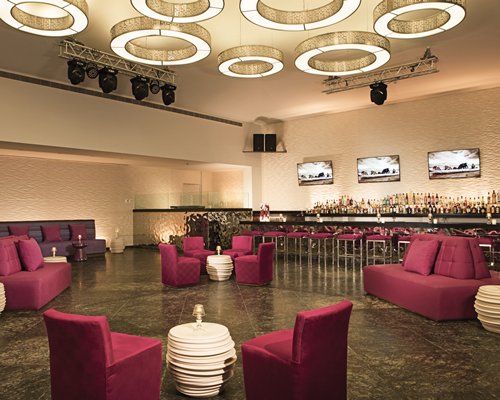 A convenient indoor bar.
