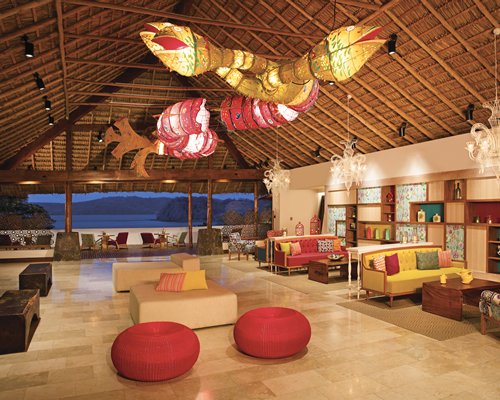 A well furnished indoor lounge area.