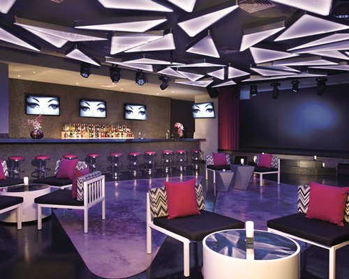 A convenient indoor bar.