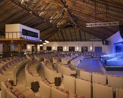 An indoor theater at Secrets Cap Cana Resort & Spa.