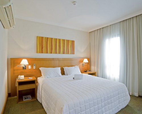 A well furnished bedroom.