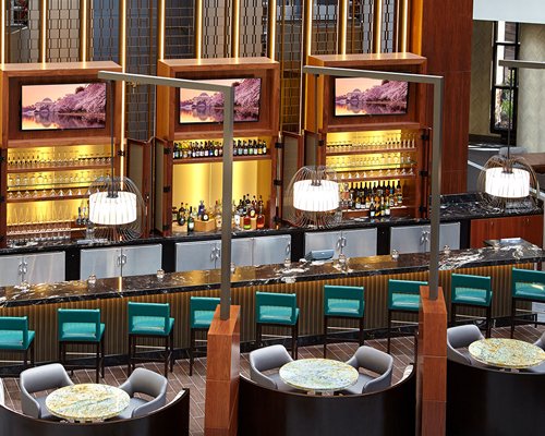 A resort bar.