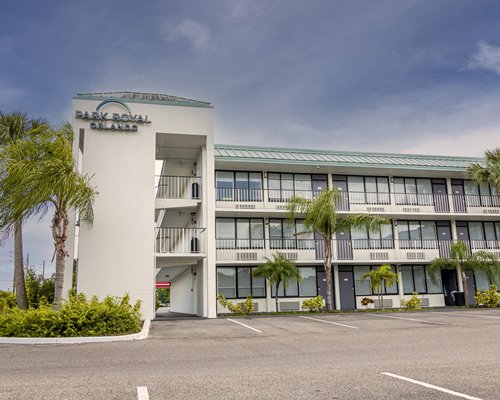 Resort rooms with private balconies