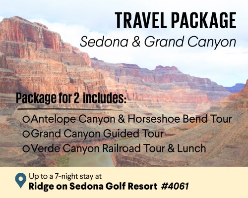 7 NIGHT PACKAGE: Explore Sedona & the Grand Canyon, October 2025