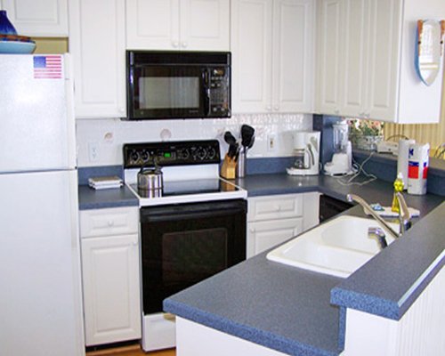 A well equipped kitchen.