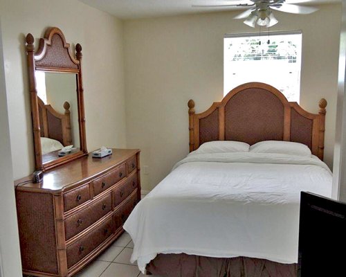 A well furnished bedroom.