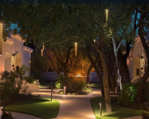Night View Entryway at Villas at La Cantera Resort & Spa