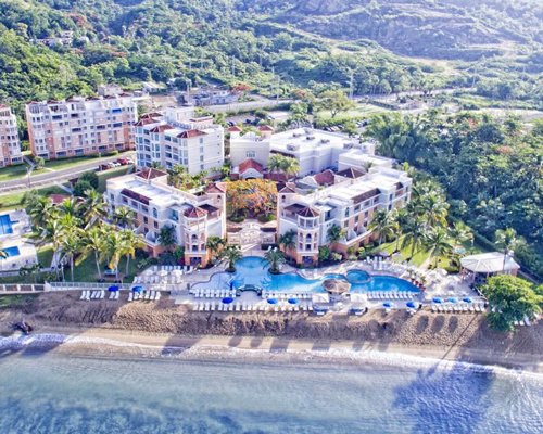 Aerial view with pool and Beach