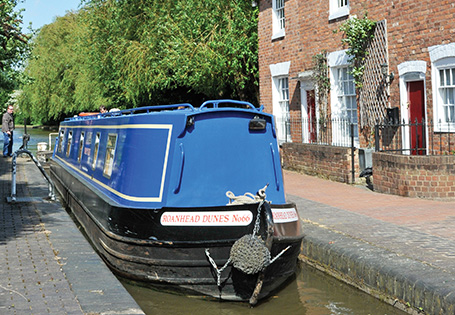 Canal Boat at Alvechurch Marina