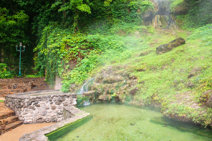 Soaking in Hot Springs
