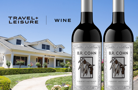 Two bottles of B.R. Cohn wine