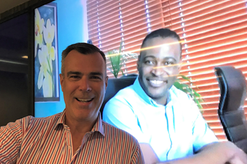 Coffee with Enock