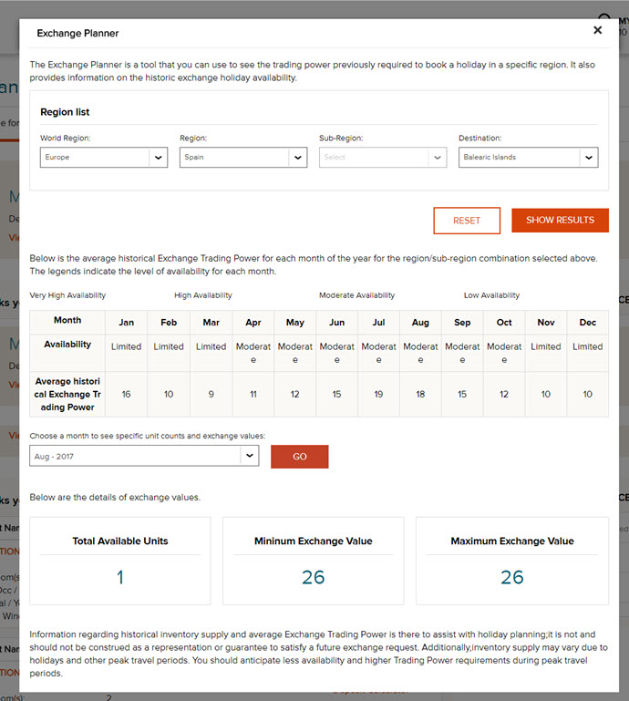 Exchange Planner