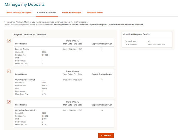 Understanding Combined Deposits