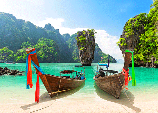 1. Feel the lush green nature and blue seas in Phuket