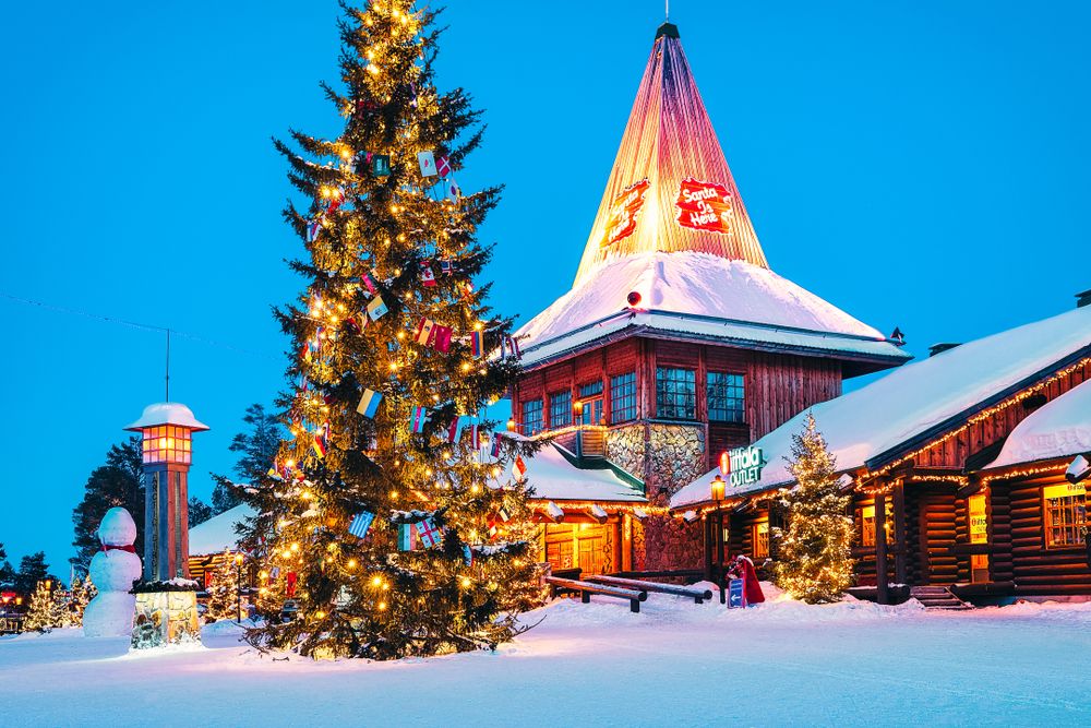 Open all year round, the Santa Claus village offers tours, reindeer rides, husky rides and more.