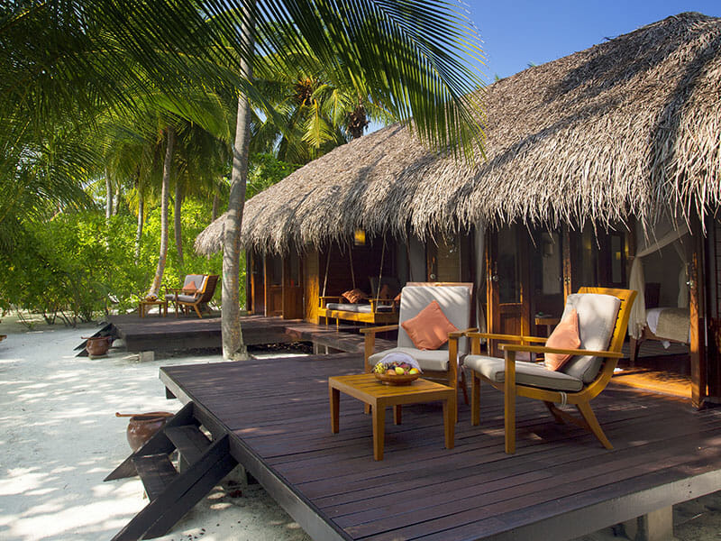 Prefer to stay closer to the resort’s facilities? A beach villa with its own deck for lounging is perfect for you.