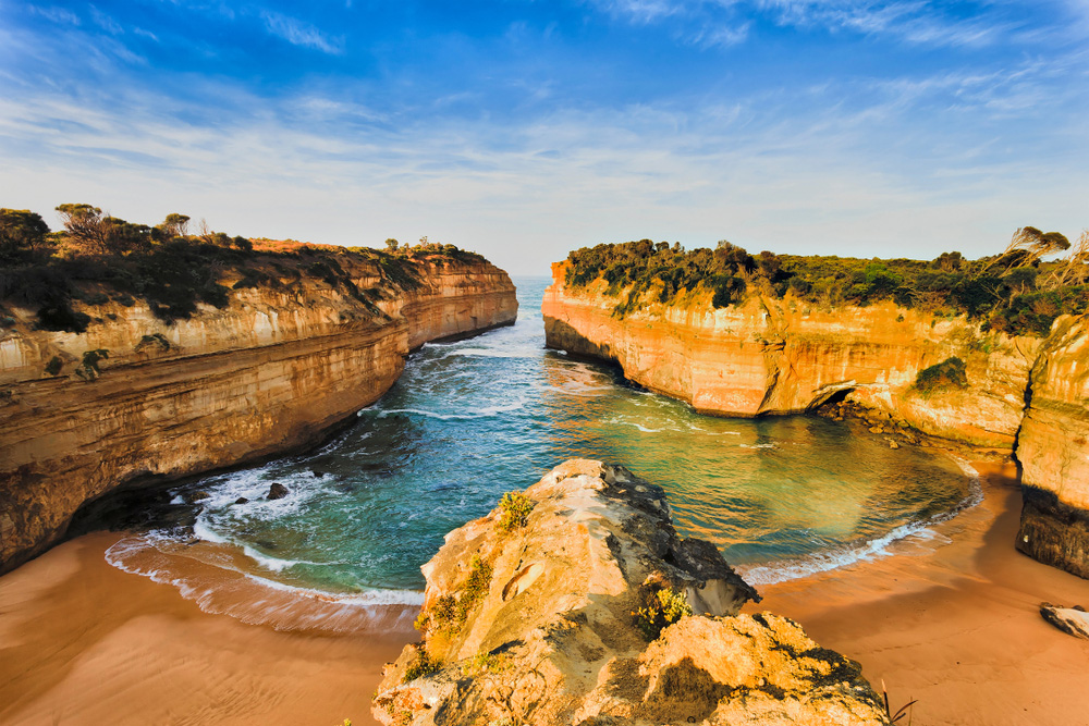 The Loch Ard Gorge is named after a ship that washed ashore named the Loch Ard.