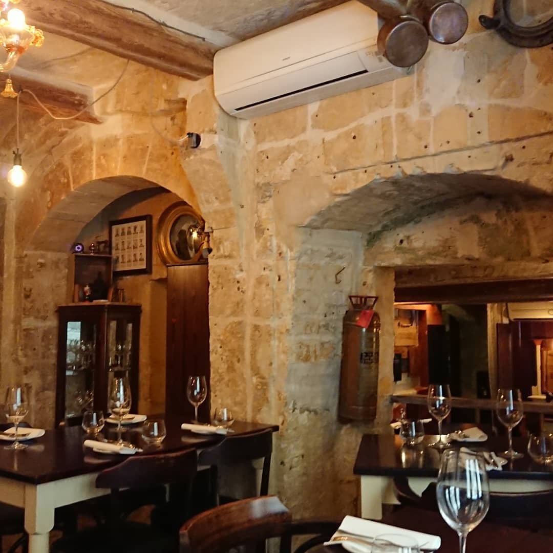 Enjoy fresh Mediterranean food in the historic city of Valletta.