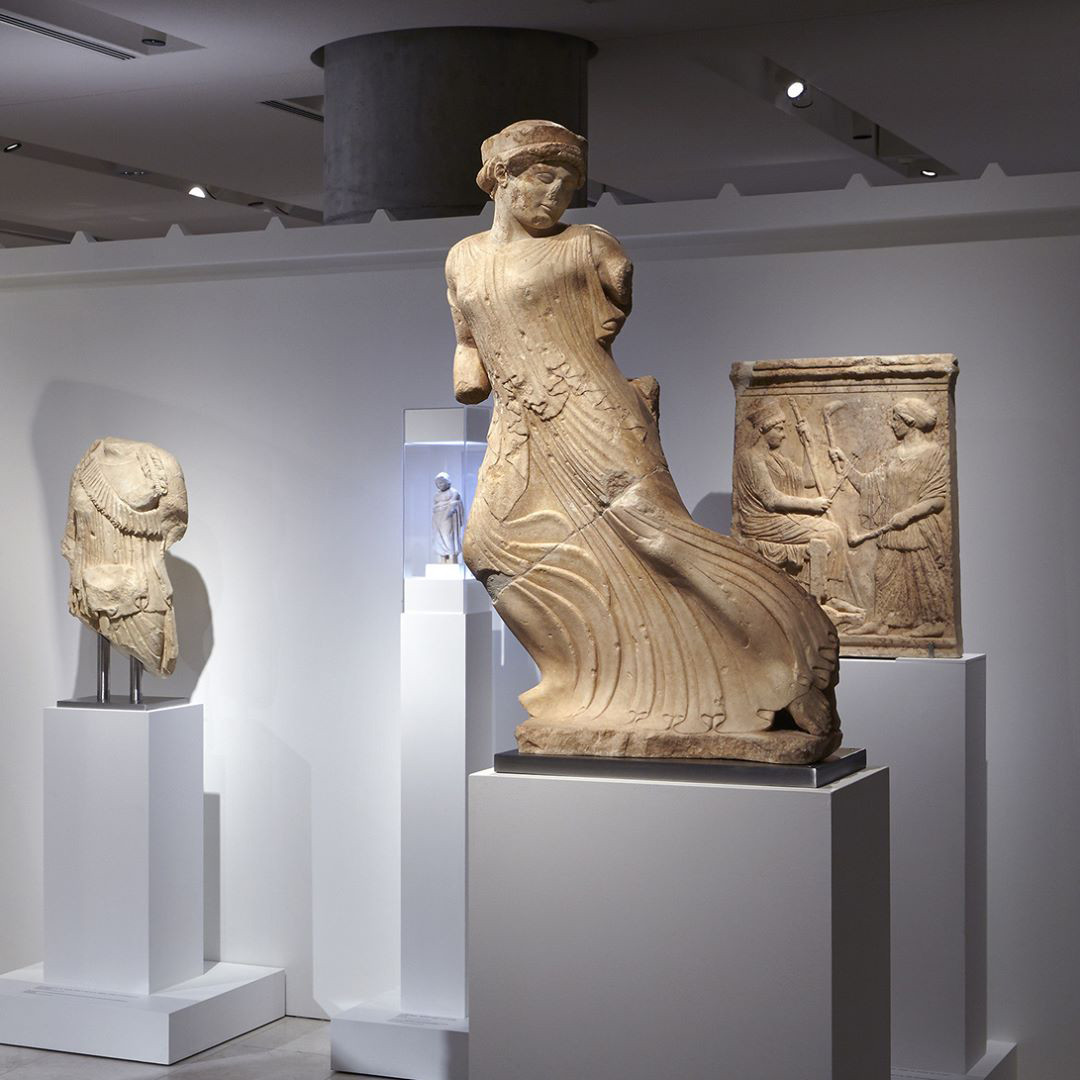 A wealth of sculptures await at the Acropolis Museum, scattered across three historical periods and 14,000 feet of exhibition space.