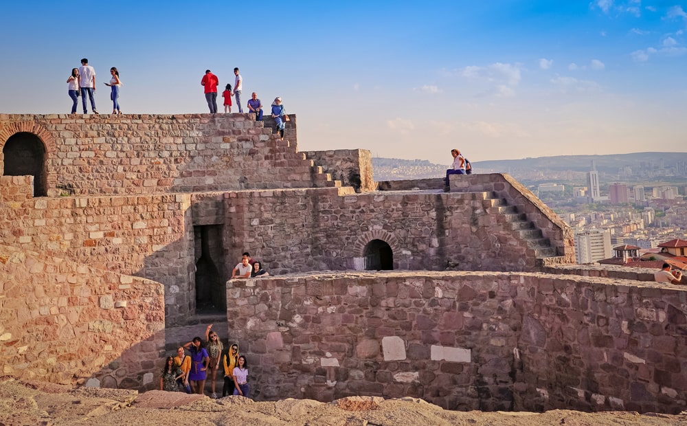 Stand on top of Ankara Castle for an amazing panoramic view of the city.