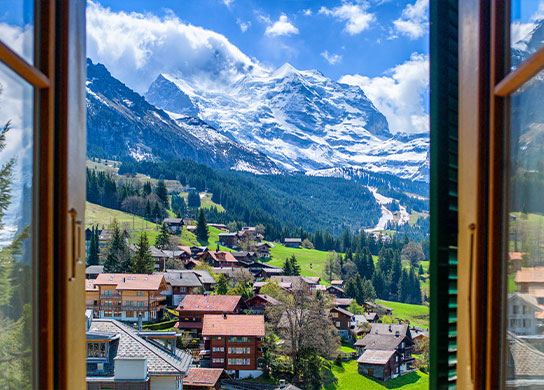 4. Enjoy the alpine landscapes of Switzerland