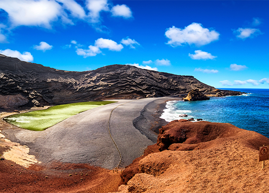 4. Explore the caves and volcanoes in Lanzarote, Spain