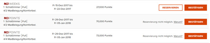 Booking Multiple-week Exchange Holidays
