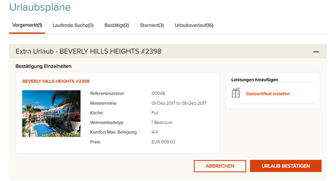 Managing Your Bookings