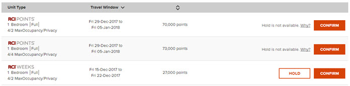 Booking Multiple-week Exchange Holidays