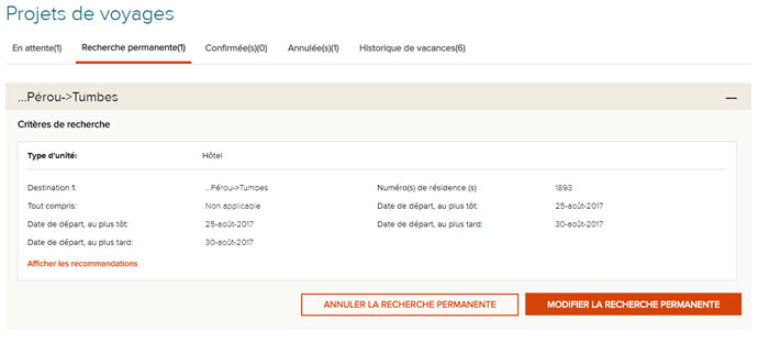Managing Your Bookings
