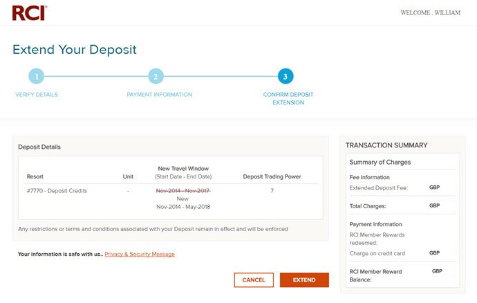 How to Extend Your Deposits