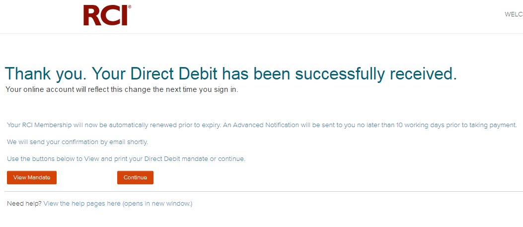 How to set up a Direct Debit