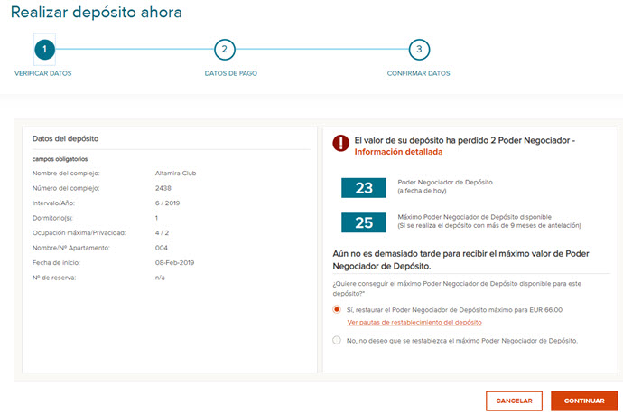Deposit Restore Explained