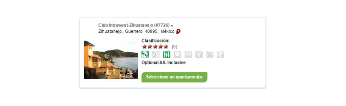Complejos en régimen de todo incluido