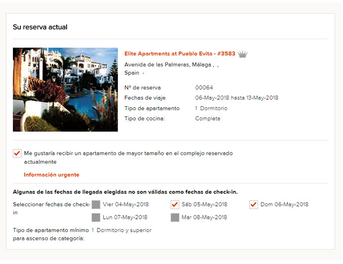 Upgrade and Changes Request