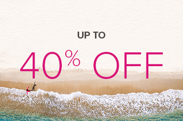 Select Extra Vacations<sup>SM</sup> getaways now up to 40% OFF!